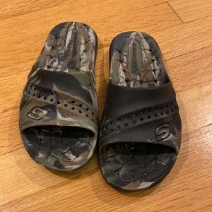 Skechers Kids Camo Slides